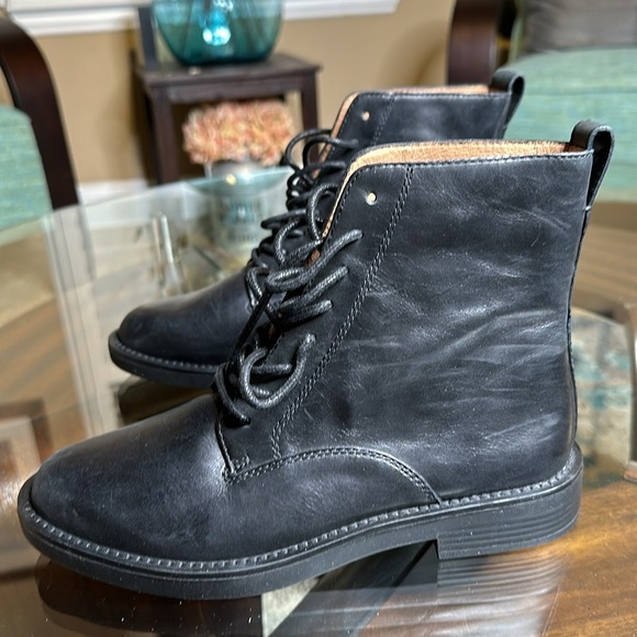 NEW MADEWELL ✨ The Evelyn Lace-Up Ankle Boot in black Size 6 - Picture 6 of 16